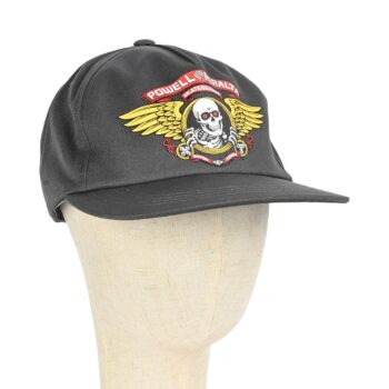Powell Peralta Winged Ripper Snapback Cap - Charcoal