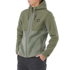 Rip Curl Anti Series Search Zip Up Hooded Fleece - Cactus Green