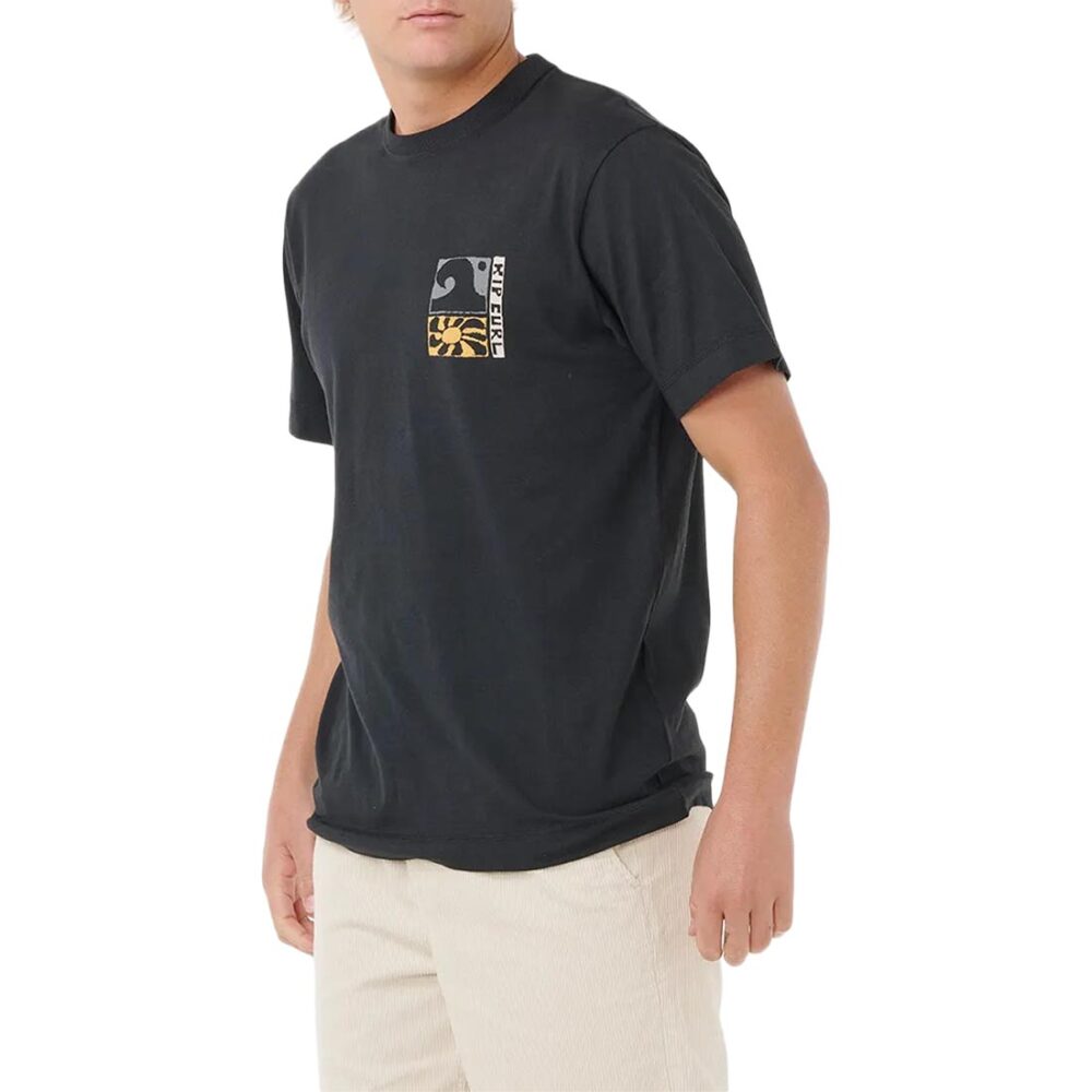 Rip Curl Artist Of The Search Coastline S/S T-Shirt - Black