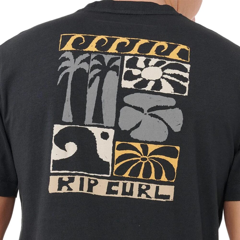Rip Curl Artist Of The Search Coastline S/S T-Shirt - Black