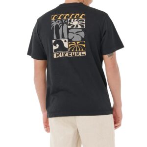 Rip Curl Artist Of The Search Coastline S/S T-Shirt - Black