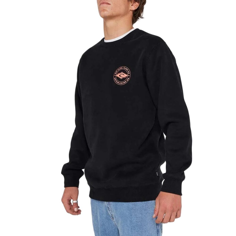 Rip Curl Staple Crew Sweater - Black