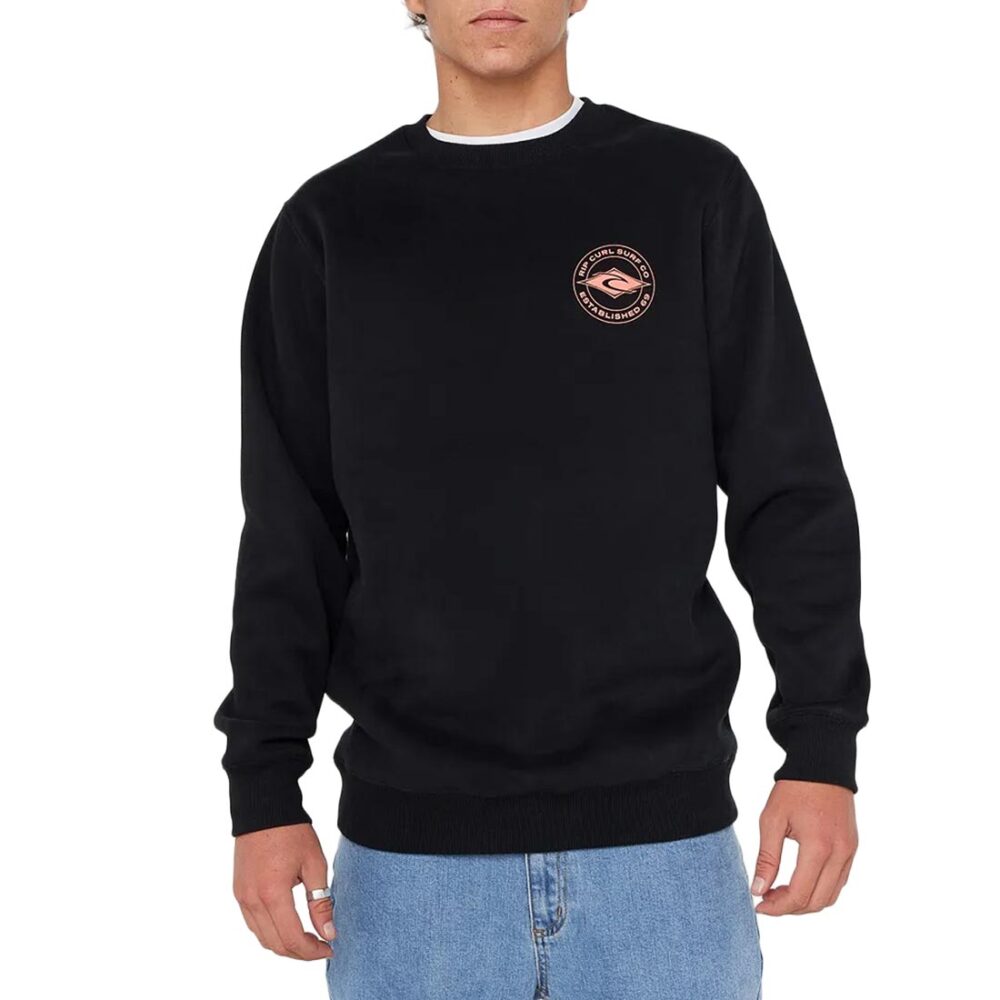 Rip Curl Staple Crew Sweater - Black