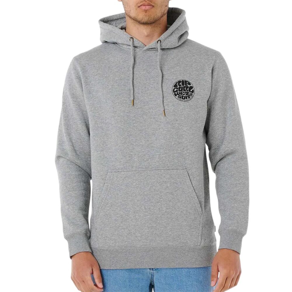 Rip Curl Wetsuit Icon Pullover Hoodie - Grey Marle