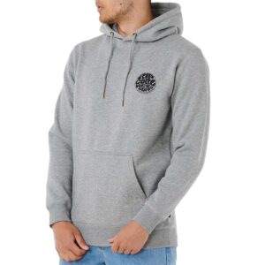 Rip Curl Wetsuit Icon Pullover Hoodie - Grey Marle