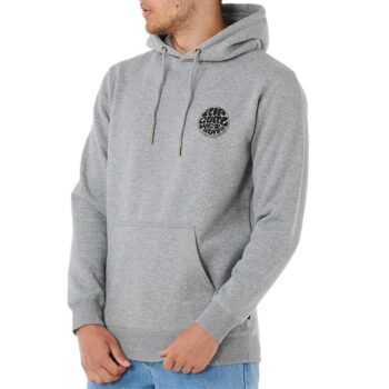 Rip Curl Wetsuit Icon Pullover Hoodie - Grey Marle