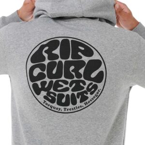 Rip Curl Wetsuit Icon Pullover Hoodie - Grey Marle