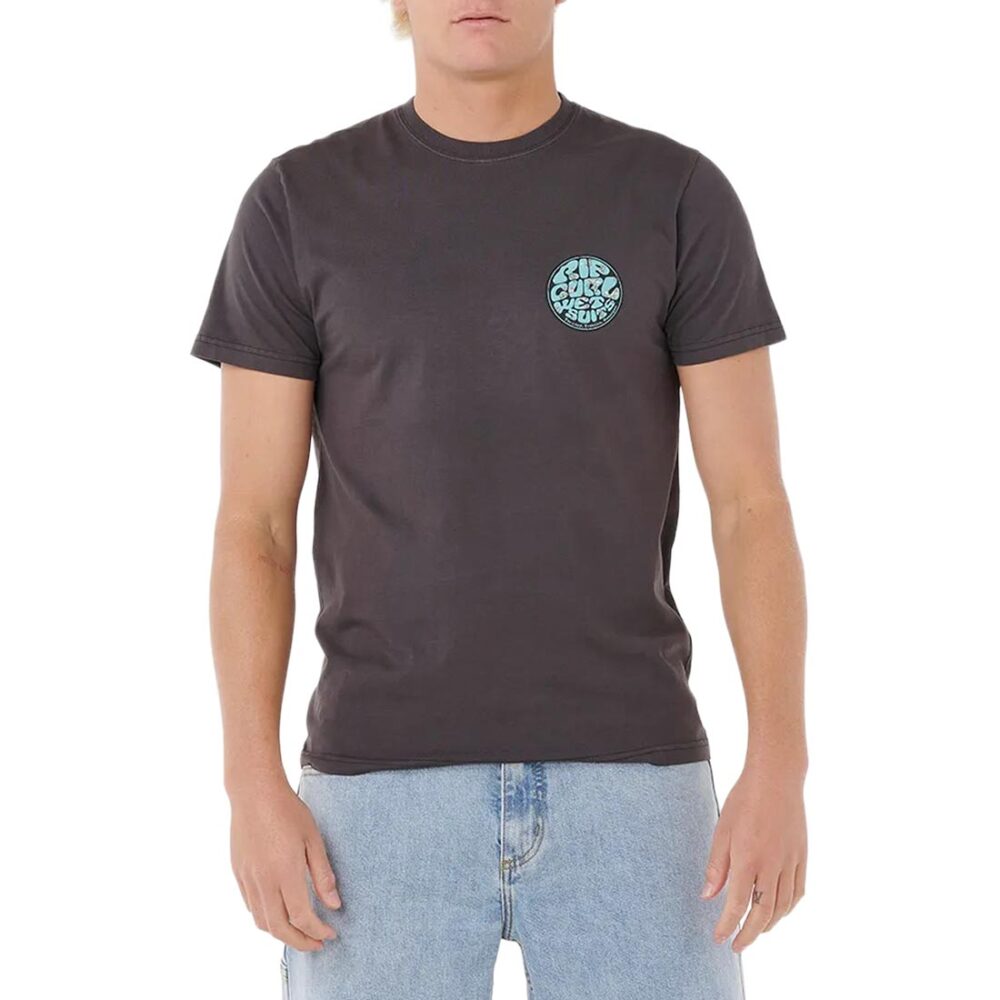 Rip Curl Wettie Passage Icon S/S T-Shirt - Phantom