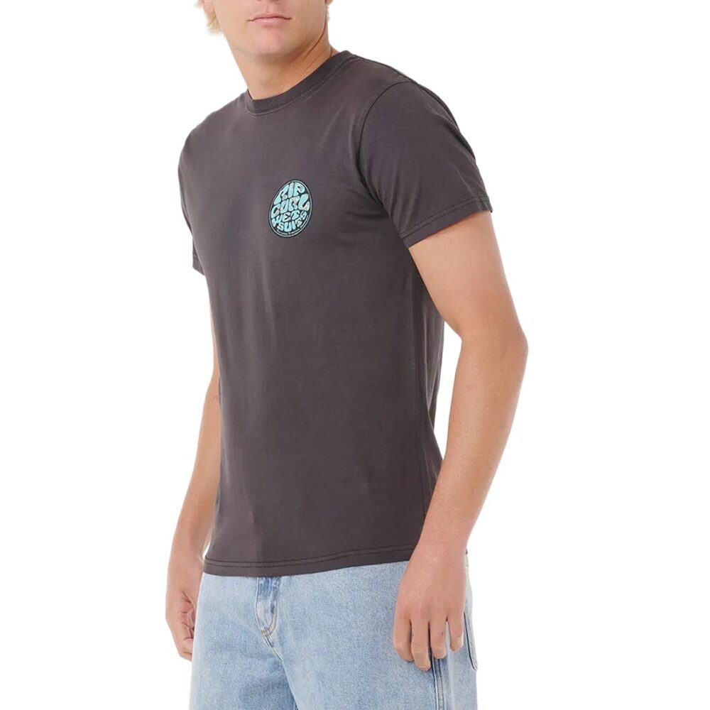 Rip Curl Wettie Passage Icon S/S T-Shirt - Phantom