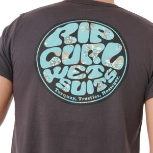 Rip Curl Wettie Passage Icon S/S T-Shirt - Phantom