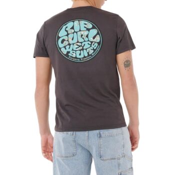 Rip Curl Wettie Passage Icon S/S T-Shirt - Phantom