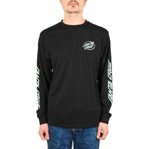 Santa Cruz Cyber Dot L/S T-Shirt - Black