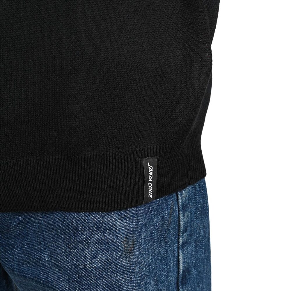 Santa Cruz Natas SC Panther Knitted Jumper - Black