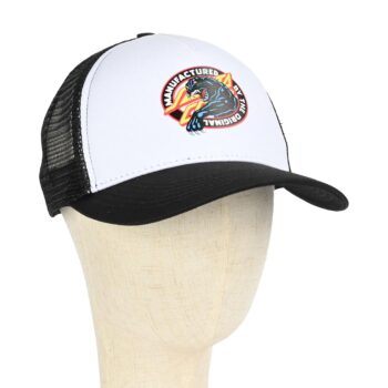 Santa Cruz Natas SC Panther Mesh Back Cap - White/Black