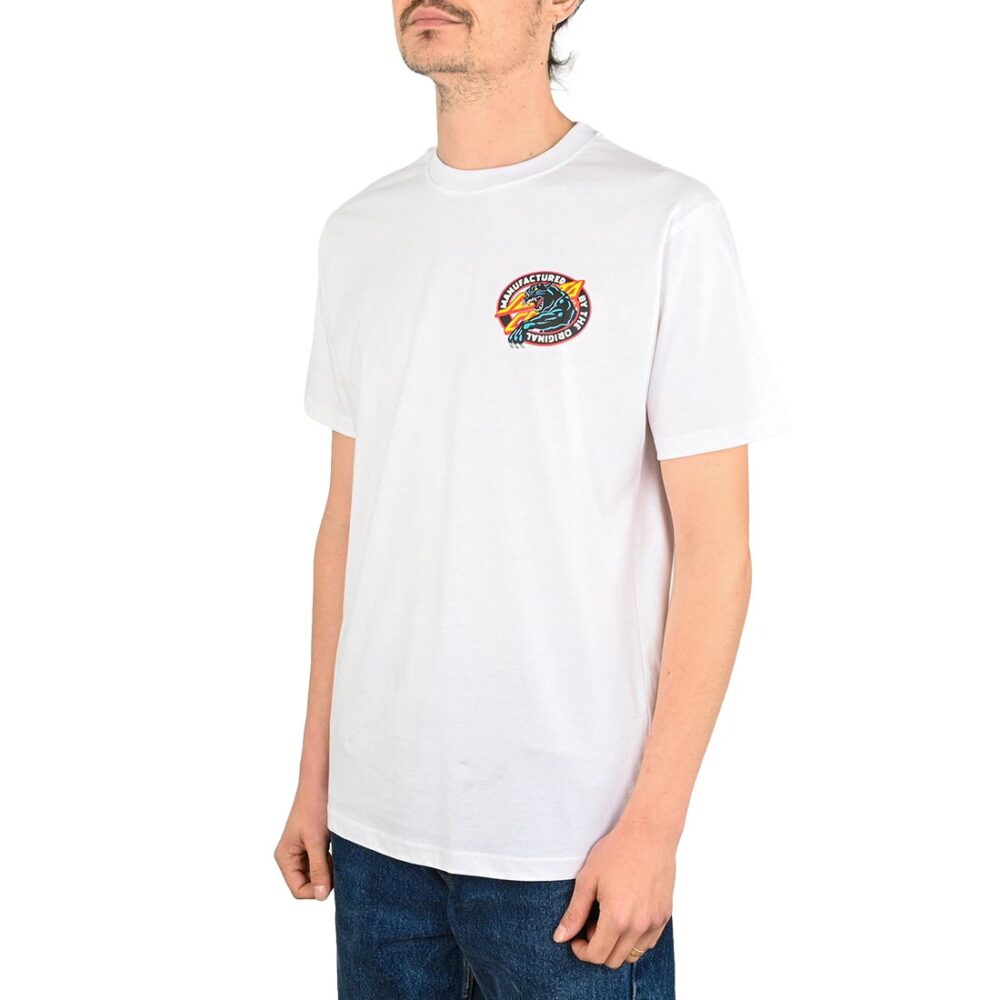 Santa Cruz Natas SC Panther S/S T-Shirt - White