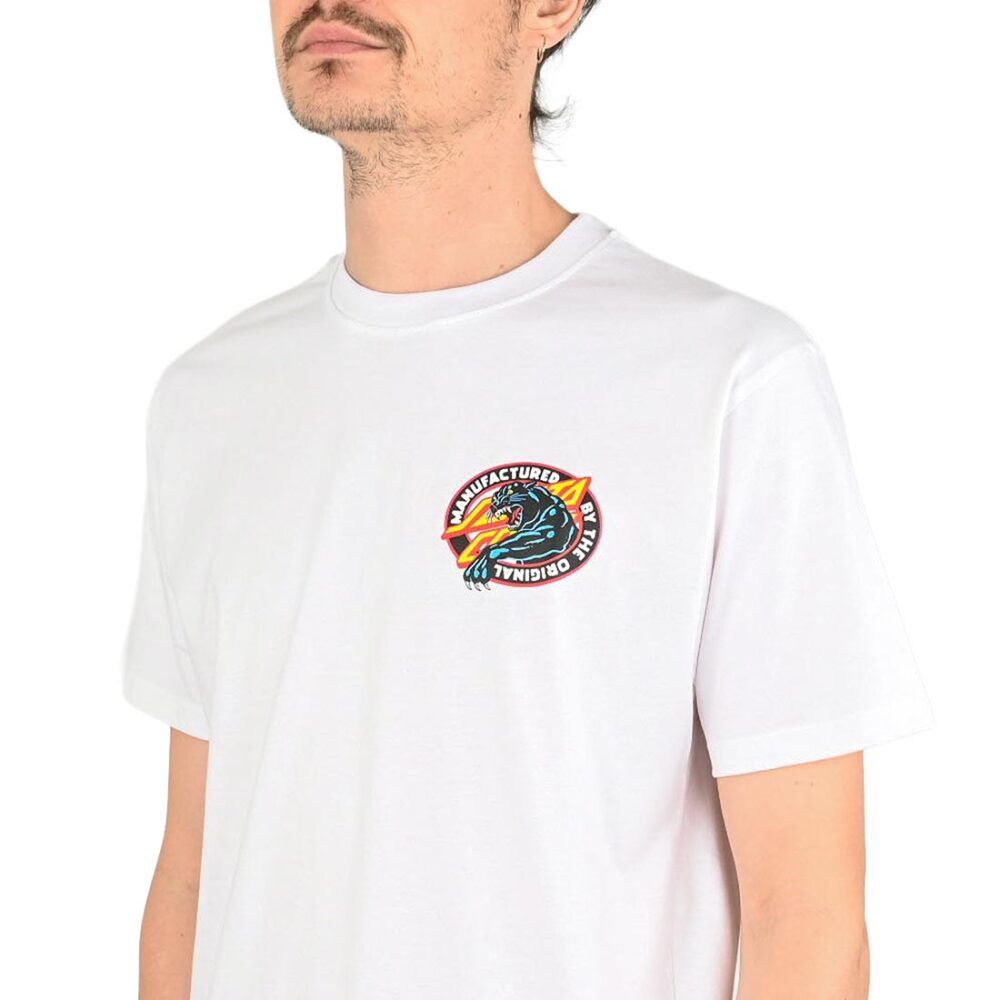 Santa Cruz Natas SC Panther S/S T-Shirt - White