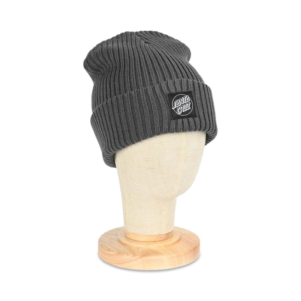 Santa Cruz Opus Dot Label Beanie Hat - Flint
