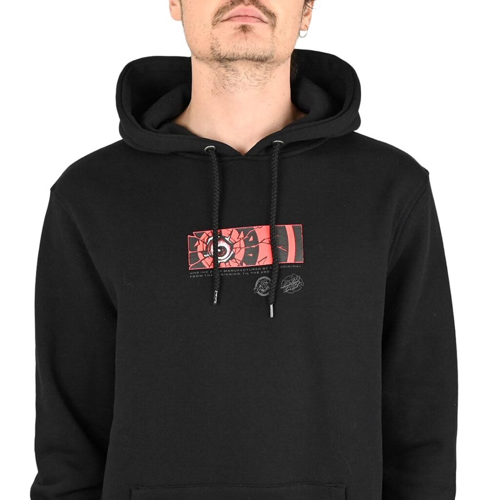 Santa Cruz Roskopp Dissect Strip Pullover Hoodie - Black