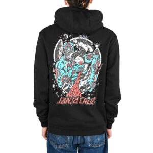 Santa Cruz Roskopp Dissect Strip Pullover Hoodie - Black