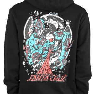 Santa Cruz Roskopp Dissect Strip Pullover Hoodie - Black