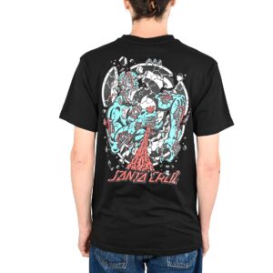 Santa Cruz Roskopp Dissect Strip S/S T-Shirt - Black