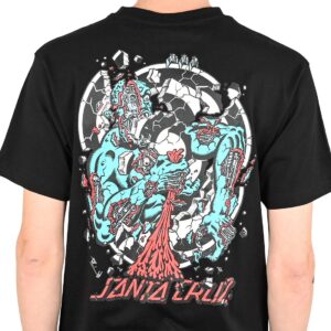 Santa Cruz Roskopp Dissect Strip S/S T-Shirt - Black