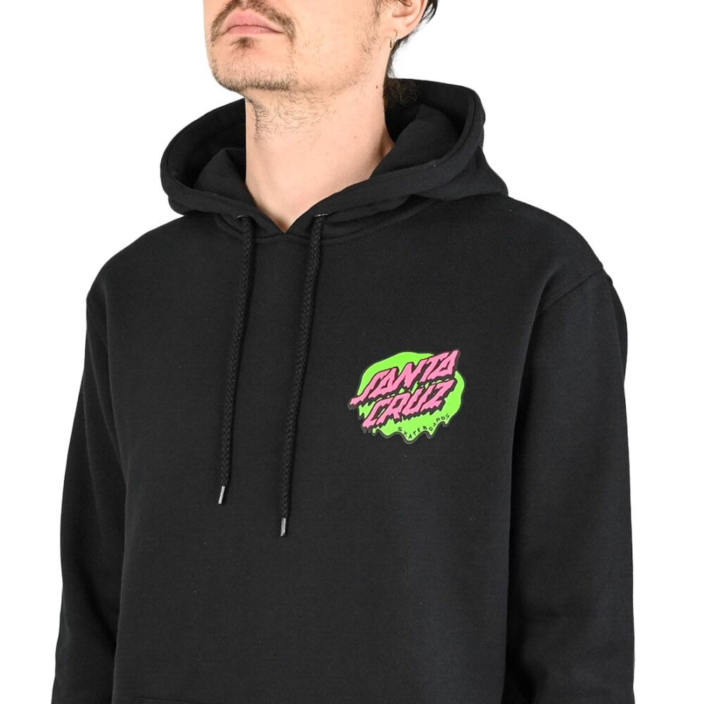 Santa Cruz Slime Scream Pullover Hoodie - Black