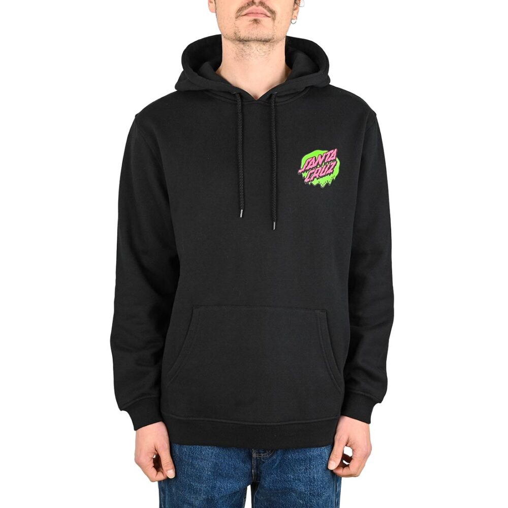 Santa Cruz Slime Scream Pullover Hoodie - Black