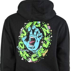 Santa Cruz Slime Scream Pullover Hoodie - Black