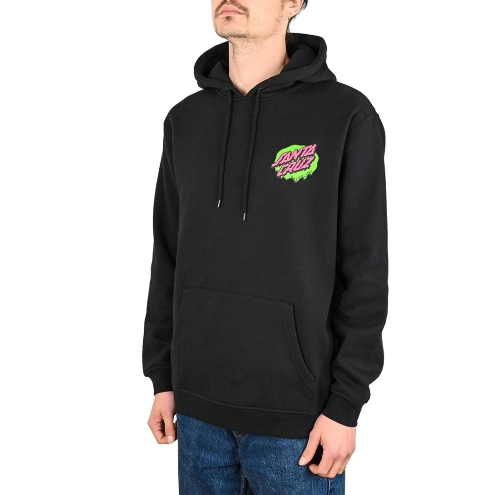 Santa Cruz Slime Scream Pullover Hoodie - Black