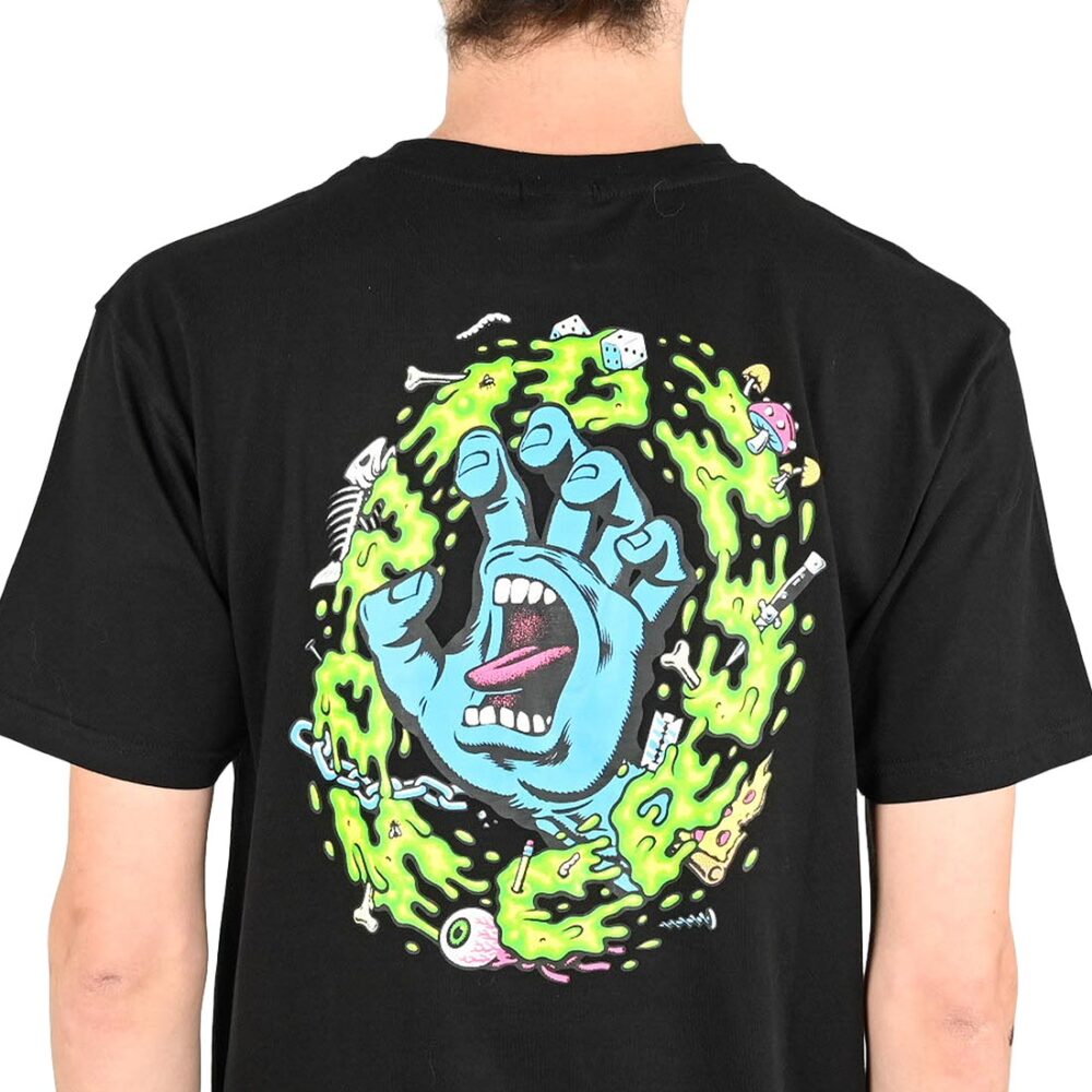 Santa Cruz Slime Scream S/S T-Shirt - Black