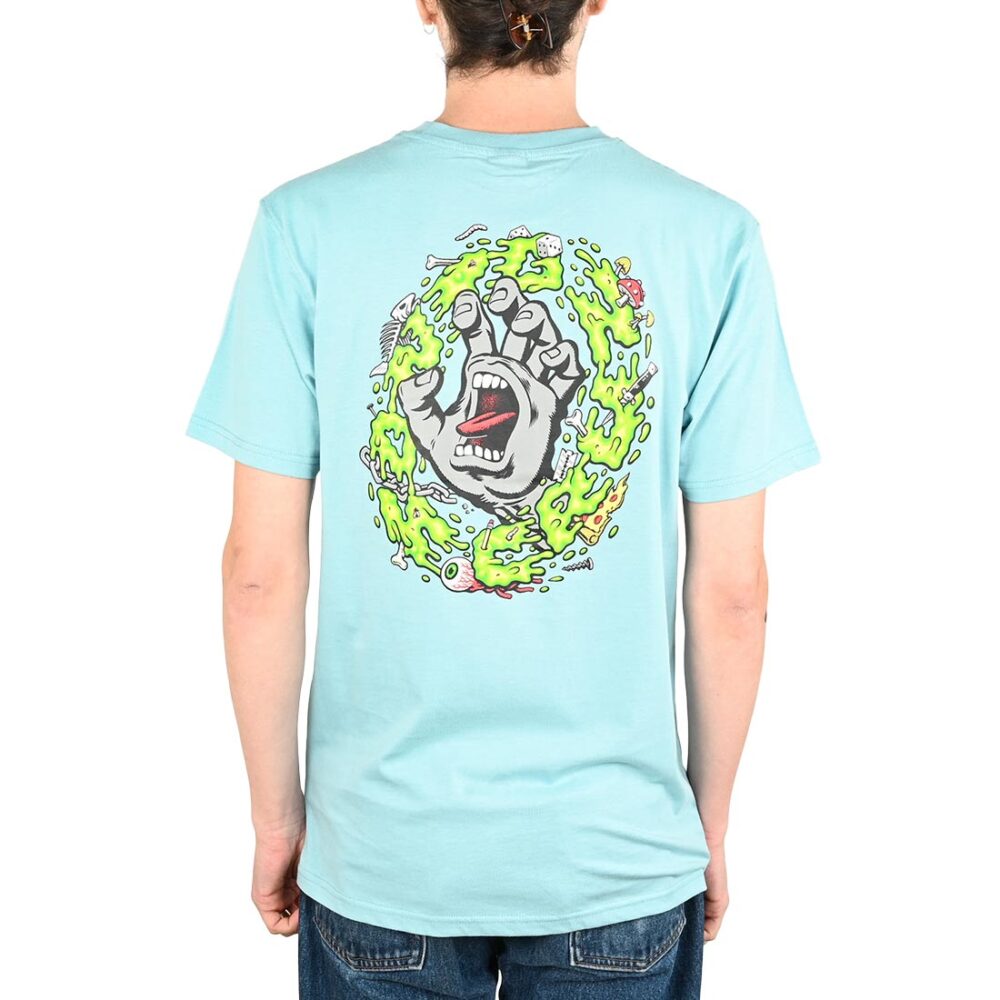 Santa Cruz Slime Scream S/S T-Shirt - Norse Blue