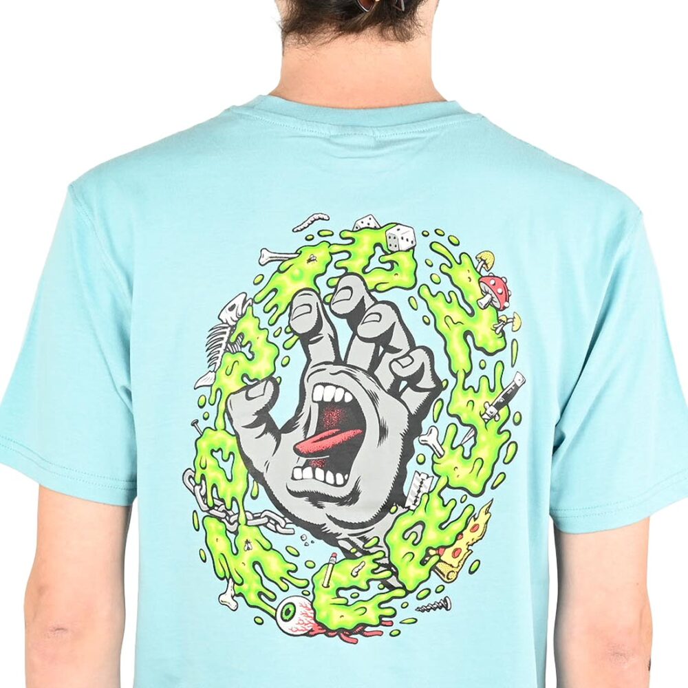 Santa Cruz Slime Scream S/S T-Shirt - Norse Blue
