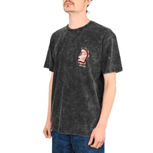 Santa Cruz VTG Screaming Connect S/S T-Shirt - Black Acid Wash