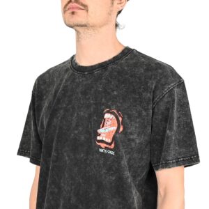 Santa Cruz VTG Screaming Connect S/S T-Shirt - Black Acid Wash
