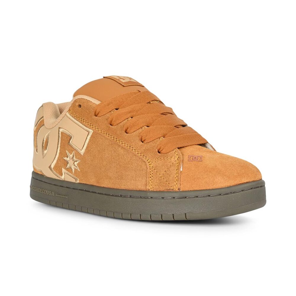 DC Court Graffik Skate Shoes - Brown/Gum (AW25)