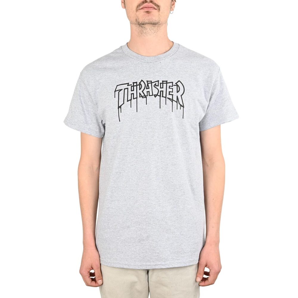 Thrasher One-Liner S/S T-Shirt - Sport Grey