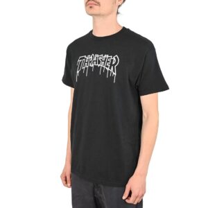 Thrasher One-Liner S/S T-Shirt - Black