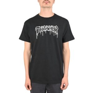 Thrasher One-Liner S/S T-Shirt - Black