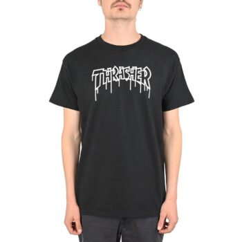Thrasher One-Liner S/S T-Shirt - Black