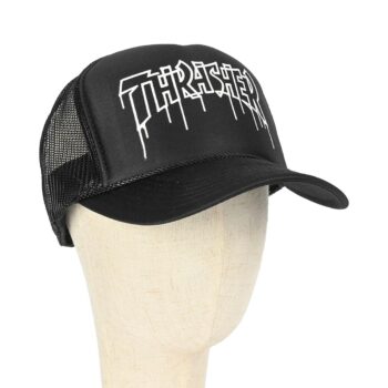 Thrasher One Liner Trucker Cap - Black