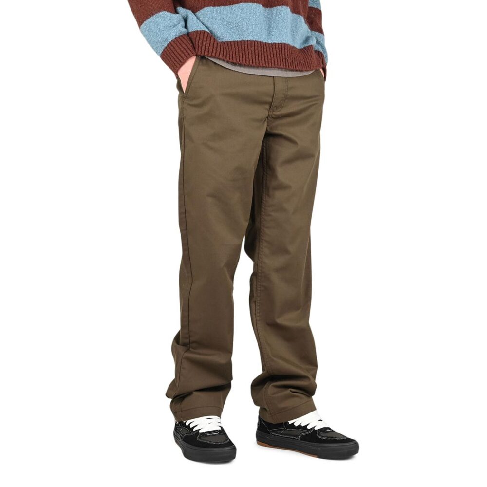 Vans Authentic Chino Relaxed Pants - Coal Brown