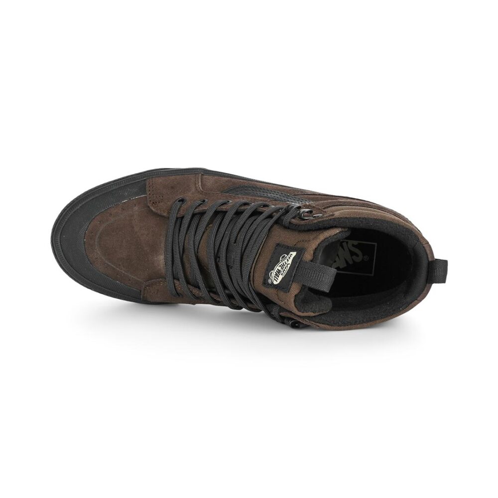 Vans Sk8-Hi MTE Waterproof Winterised Skate Shoes - Brown/Black