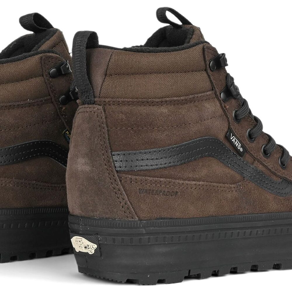 Vans Sk8-Hi MTE Waterproof Winterised Skate Shoes - Brown/Black