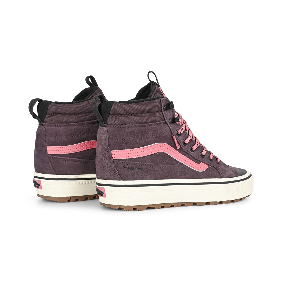 Vans Sk8-Hi MTE Waterproof Winterised Skate Shoes - Port/Black