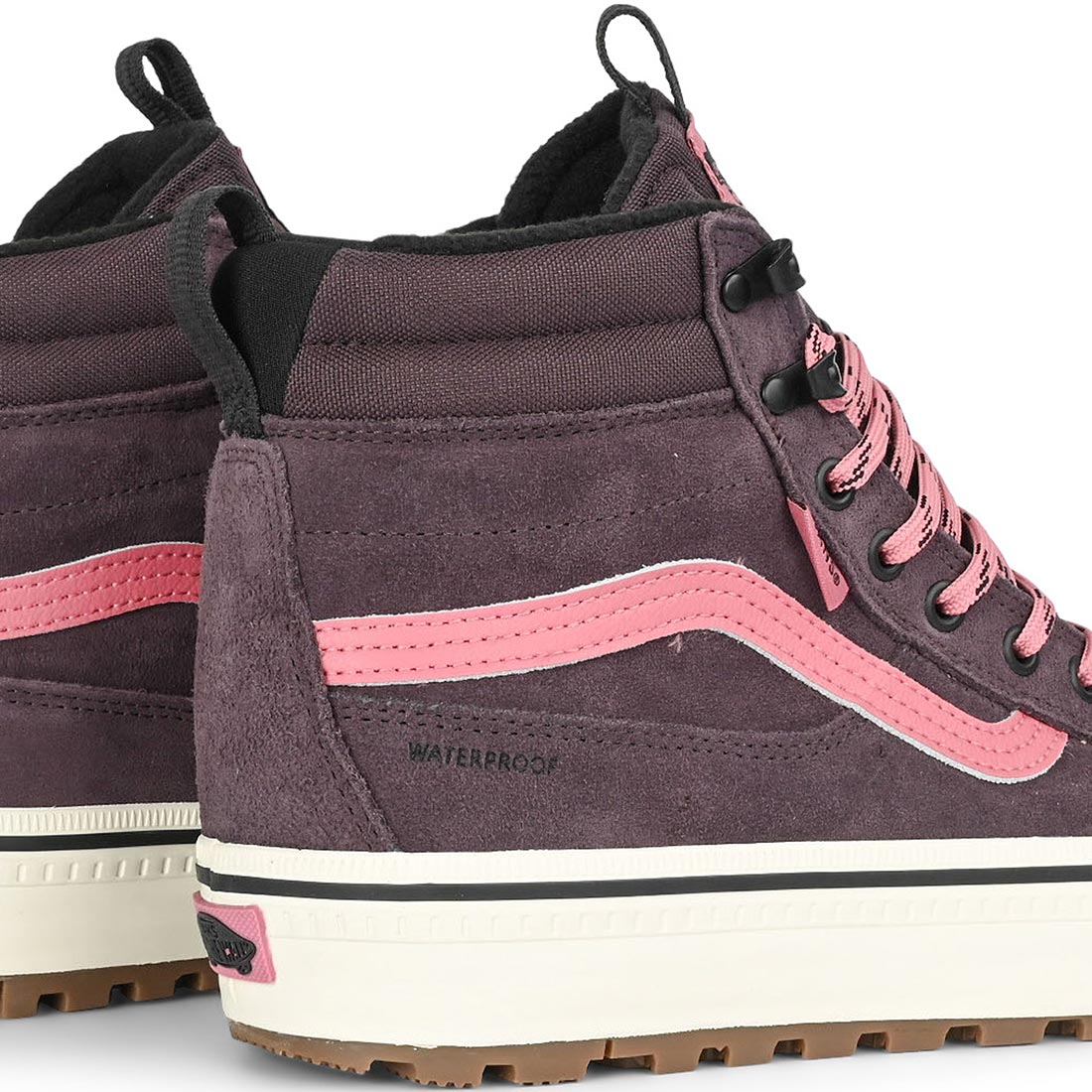 Vans Sk8-Hi MTE Waterproof Winterised Skate Shoes - Port/Black