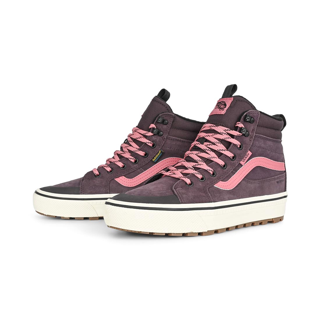 Vans Sk8-Hi MTE Waterproof Winterised Skate Shoes - Port/Black