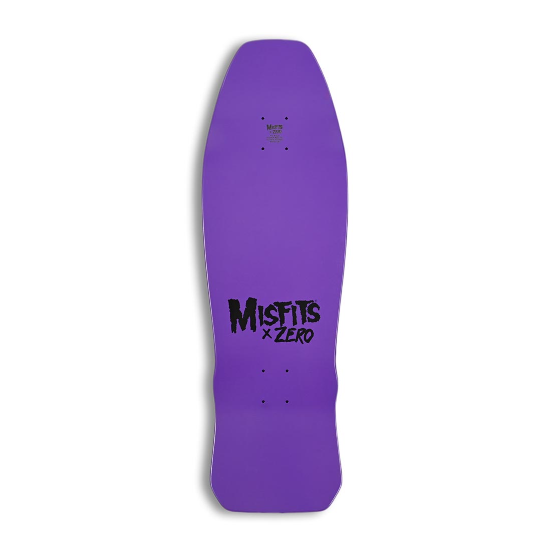 クリエイティブメモリーズ　色々 Zero x Misfits Earth AD 10″ Skateboard Deck - Purple Dipped