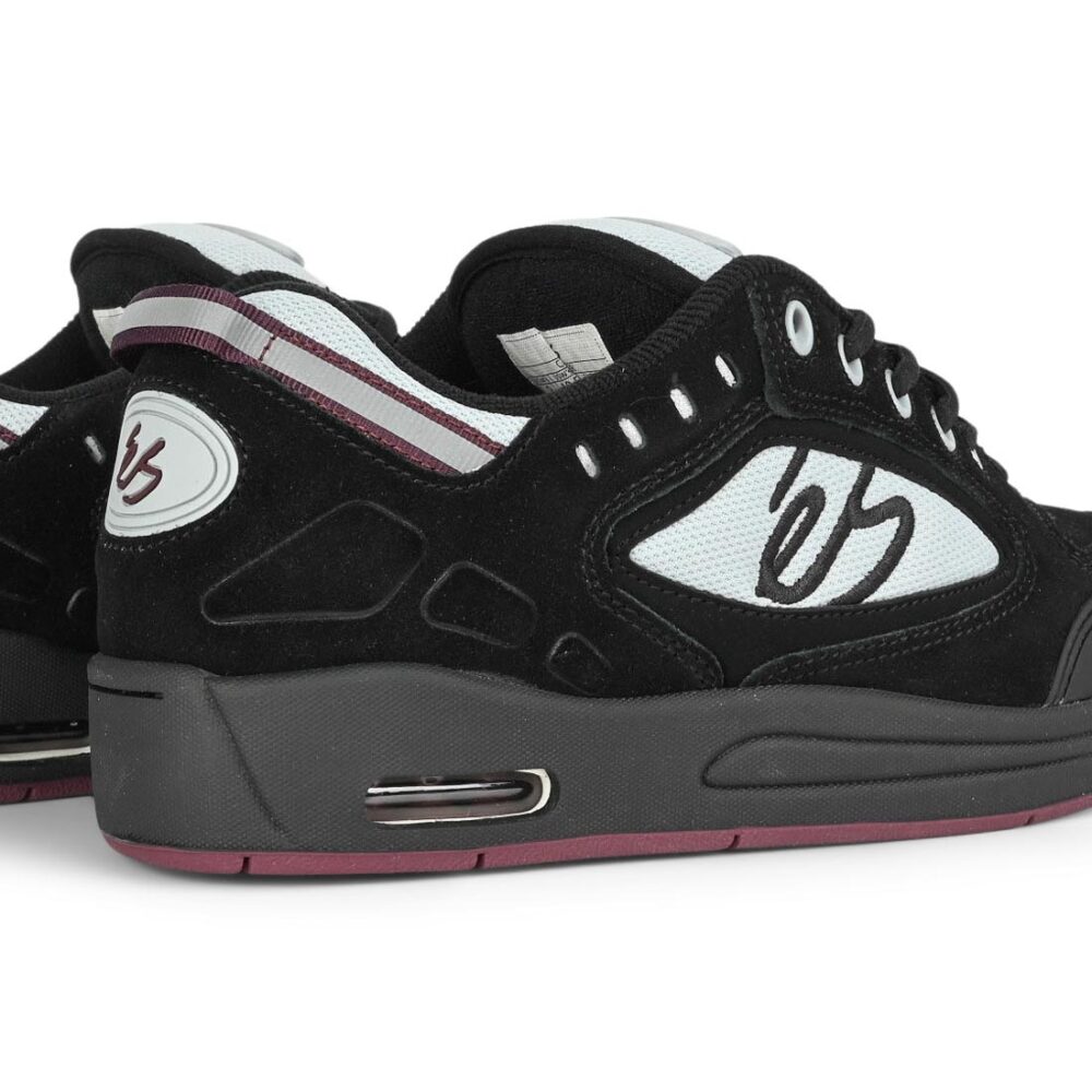 eS Creager Skate Shoes - Black/Red/Grey