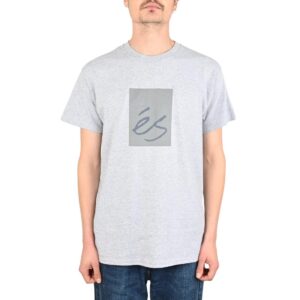 eS Main Block S/S T-Shirt - Light Grey